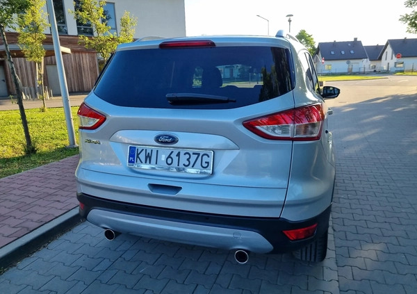 Ford Kuga cena 63900 przebieg: 86200, rok produkcji 2016 z Niepołomice małe 631